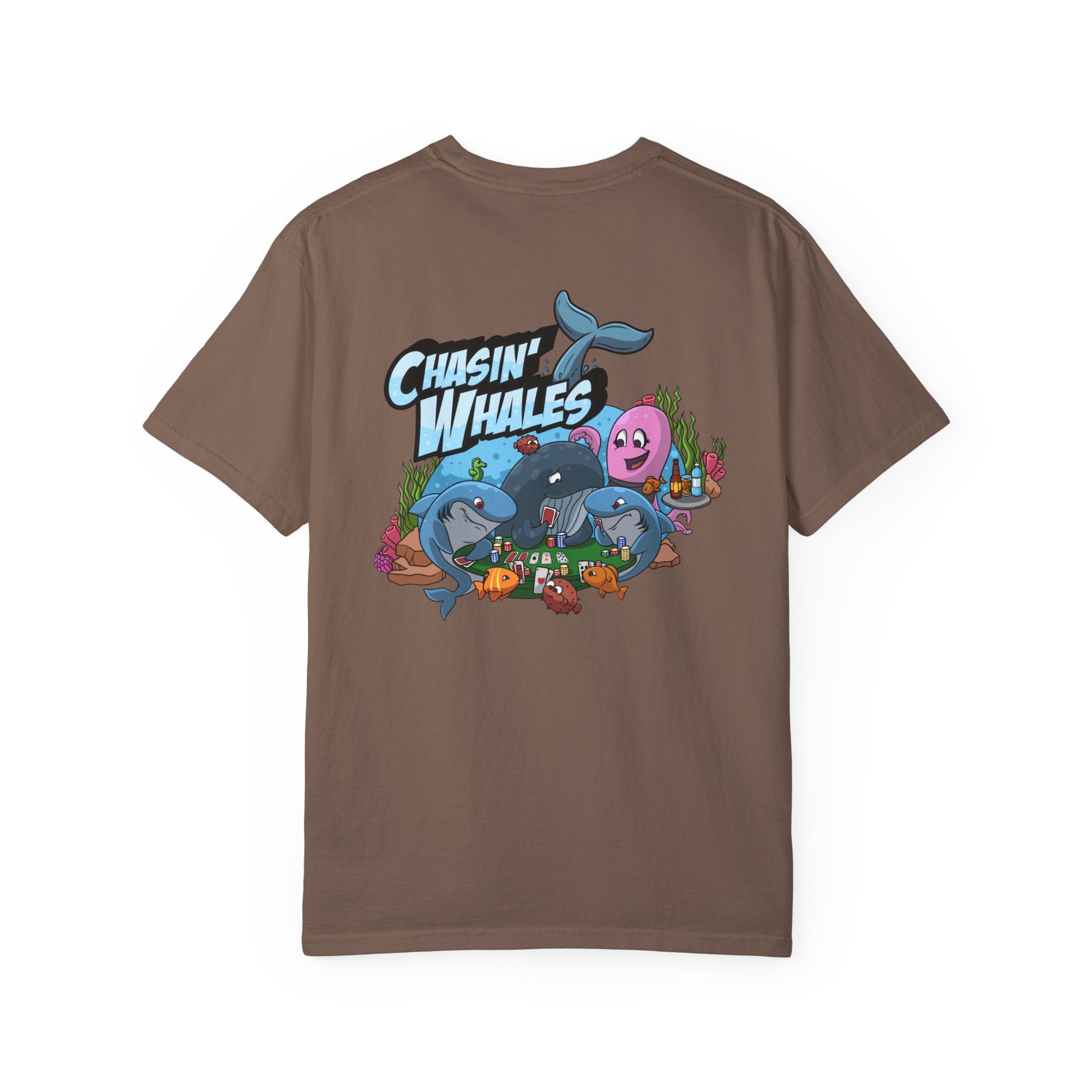 Chasin Whales Poker T-Shirt by Poker Jokers